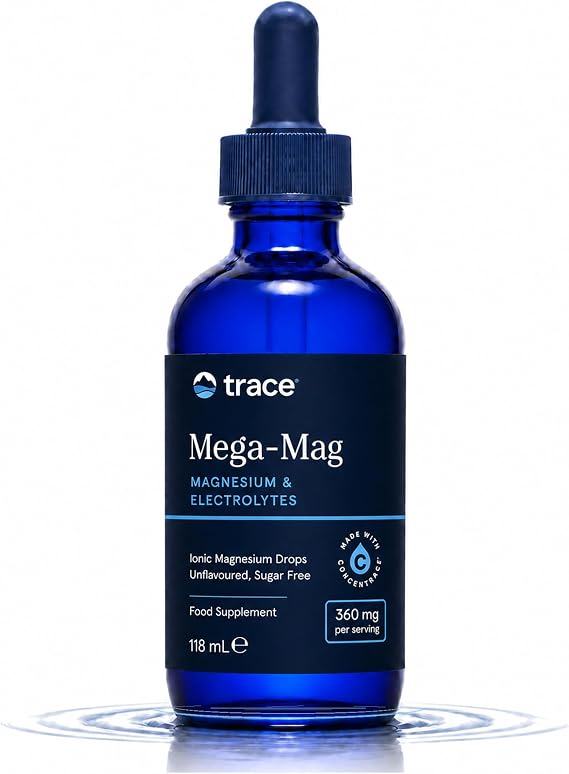 Trace Minerals Mega-Mag Liquid Magnesium & Electrolytes 360mg 118ml