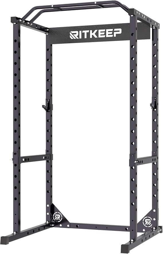 RitKeep Power Rack, Adjustable Multi-Function Squat Rack for Home Gym