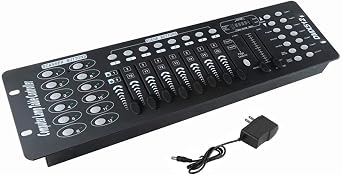 TC-Home 192 Channels DMX512 Light Controller Console for Stage Light Party Moving Heads DJ Operator Equipment