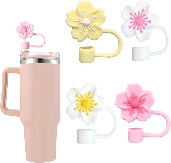 4pcs Straw Accessories for Stanley Cup 10mm 4 Colors