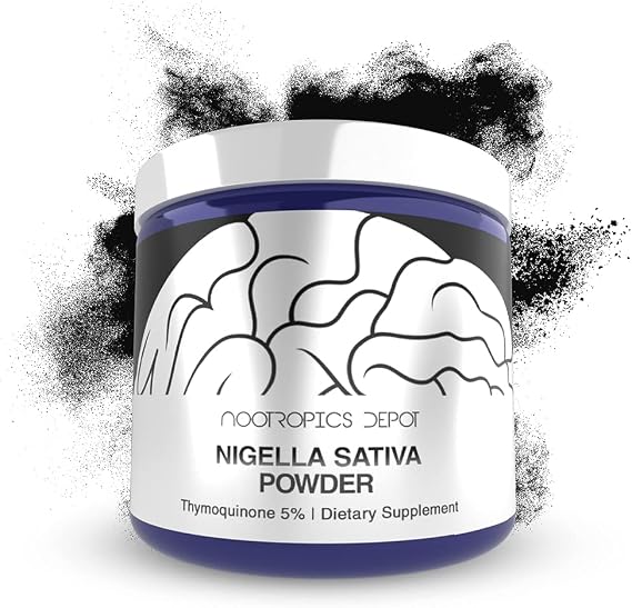 Nootropics Depot Black Seed Oil Extract 5% Thymoquinone 10 Grams Powder | Nigella sativa Extract, 50 Servings, Cognitive Function, Memory, Immune Support, and Liver Health