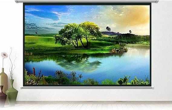 3D Wall Mounted Projection Screen Canvas LED Projector High Brightness 120 Inch-60inch for Home Theater60 inch