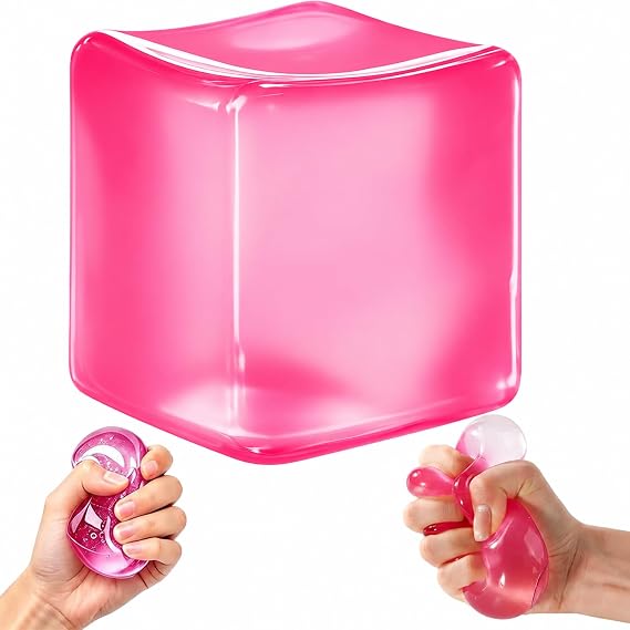 Cube Squishy Toy, 5.5cm Cube Fidget Squishy Toys