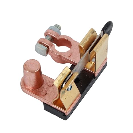 Car Battery clamp Bracket - Battery Disconnect Blade- Knife Blade Switch Battery Disconnect Knife Blade Switch Terminal Car Battery Cut Off Shut Off Switch