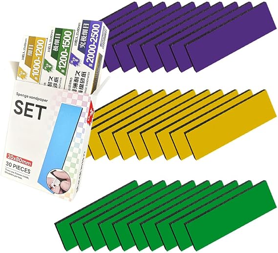 stedi Sanding Sponge for Model Gundam Building, 1000 to 2500 Grit