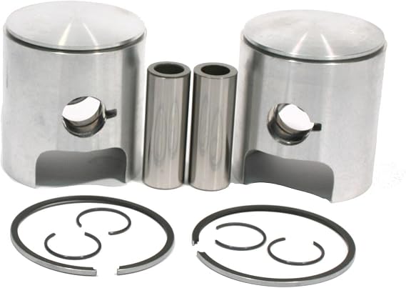 Generic Motorcycle & Scooter Replacement Parts & Accessories For Moto-Ski Super Sonic 340 cc, 1979-1981, Std Bore Pistons Index-TRF965-13742, black