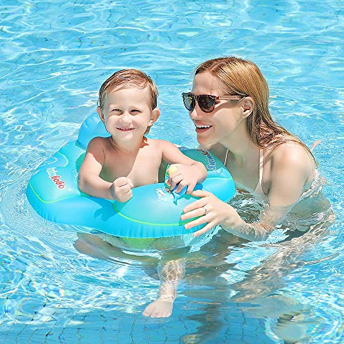 Baby Swimming Pool Float Inflatable Toddler Swim Pool Seat Floating Ring for Kids Aged 2-4 Years Old Blue,Large