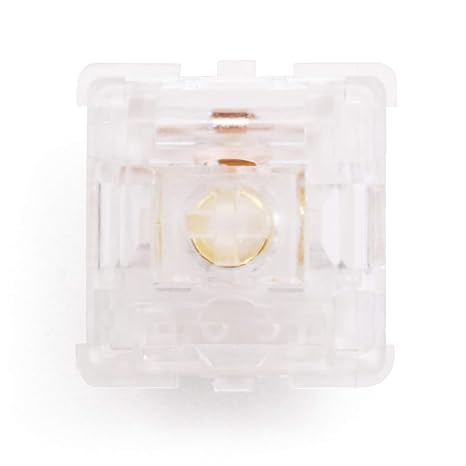 KPREPUBLIC Everglide EG Aqua King Water King Linear Switch 4pin 5pin RGB 55g 62g 67g Force mx Switch for Mechanical Keyboard 50m Clear Body (X70 PCS, EG 62g Aqua King Switch)