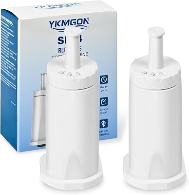 Coffee Machine Water Filter,Compatible with Breville BES880, Barista Pro BES878, Barista Touch BES990,Oracle BES980 and BES920 Bambino ClaroSwiss Sage Espresso coffee Machine 2 Pack