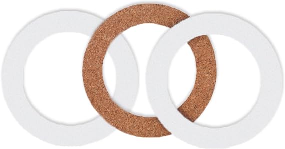 Swimline Return Gasket Set, Black/Tan
