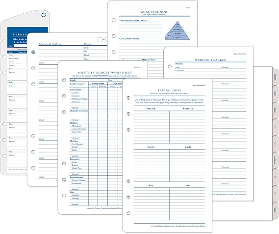 FranklinCovey - Starter Pack - Coordinates w/All Planning Page Designs (Pocket)