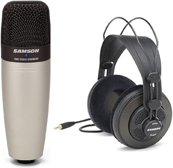 Samson C01/SR850 Condenser Mic/Headphones Bundle