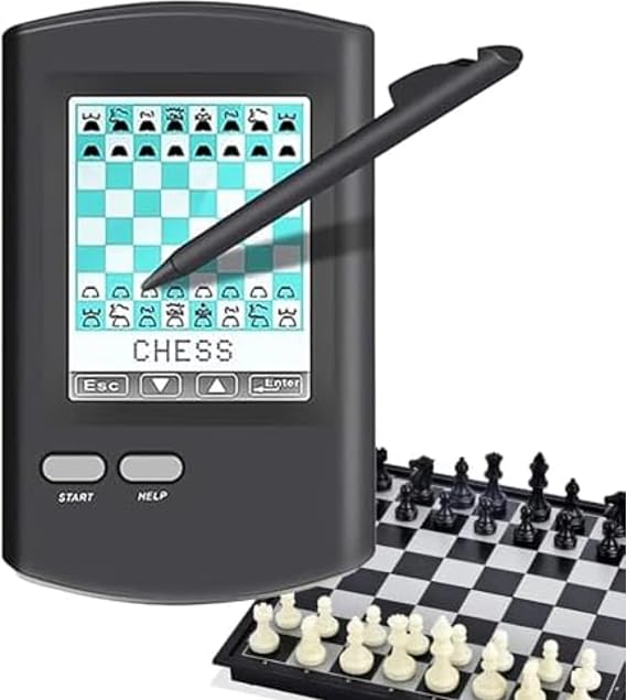 Electronic Chess Set - Portable AI Chess Game with HD Touch Screen, 220+ Master Games & Learning Modes for Strategy and Skill Development