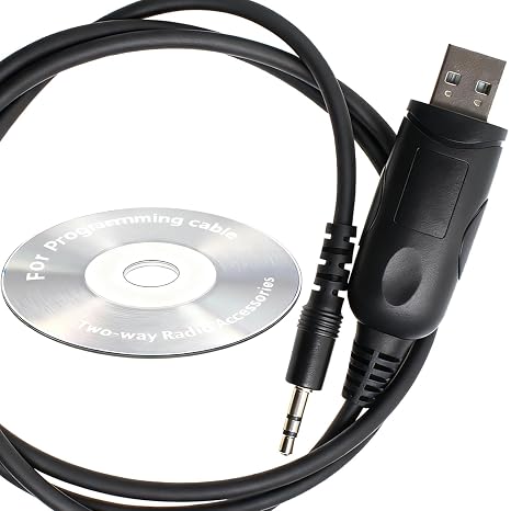 1 Pin USB Programming Cable for Icom Radios IC-2200H IC-2720 IC-2725E IC-M421 IC-M505 IC-M601 IC-T8E IC-T81A IC-T81E IC-T3H