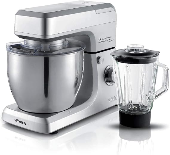 Ariete Pastamatic Gourmet 7 Lt Mutfak Şefi 1598/10 - Gurme Pastamatik, 1200 Watt, Cam, 1,5 Lt Cam Blender, Ani Parçalama Fonksiyonu, Sıçrama Önleyici Kapak, Paslanmaz Çelik 7 Lt Hazne