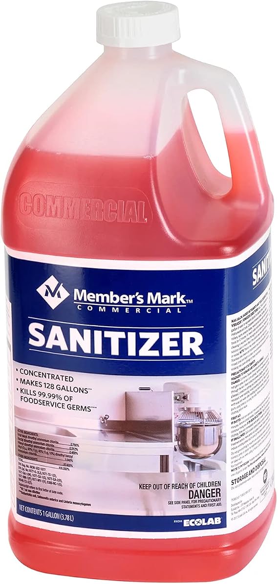 Commercial Sanitizer (128 oz.) - 2 Pack