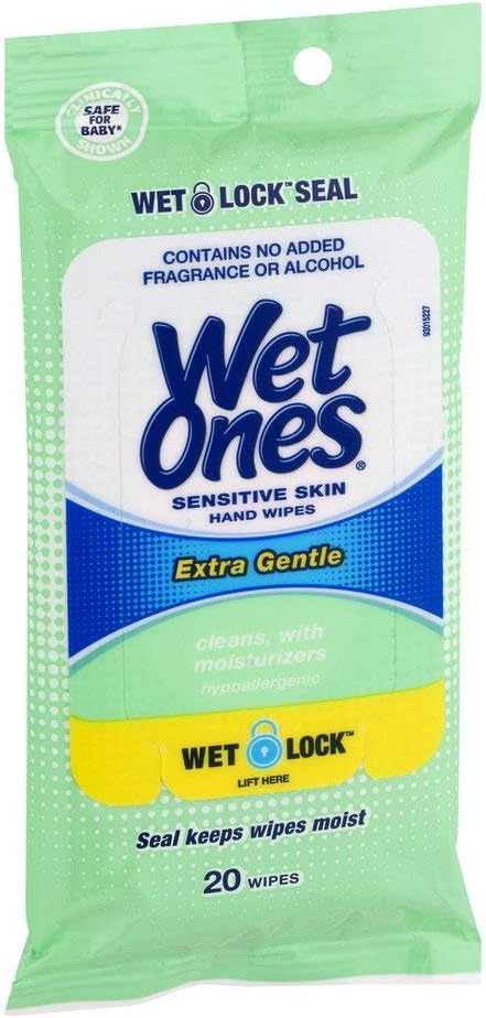 Wet Ones Sensitive Skin Size 20ct Wet Ones Sensitive Skin 20ct