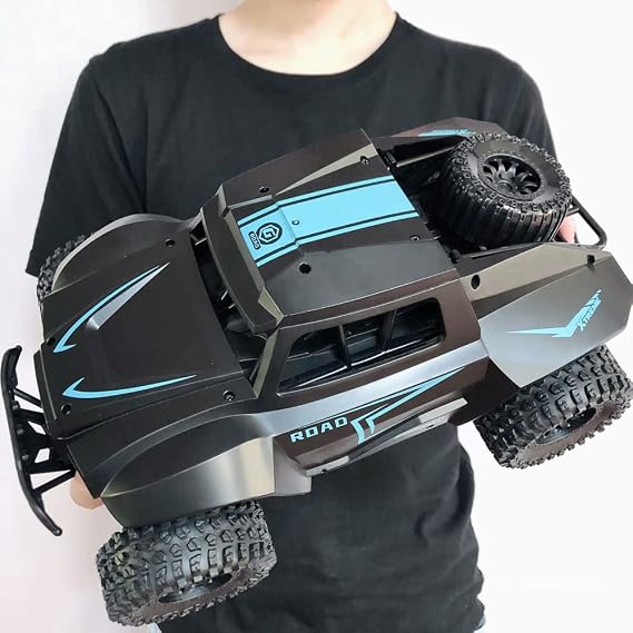 1/12 Scale High Speed Adult Remote Control Car Large Angle RC Car All Terrain Bigfoot Monster Truck 2.4G4WD Outdoor RC Vehicle TPR Tire RC Buggy RTR Best Toy Boy Girl