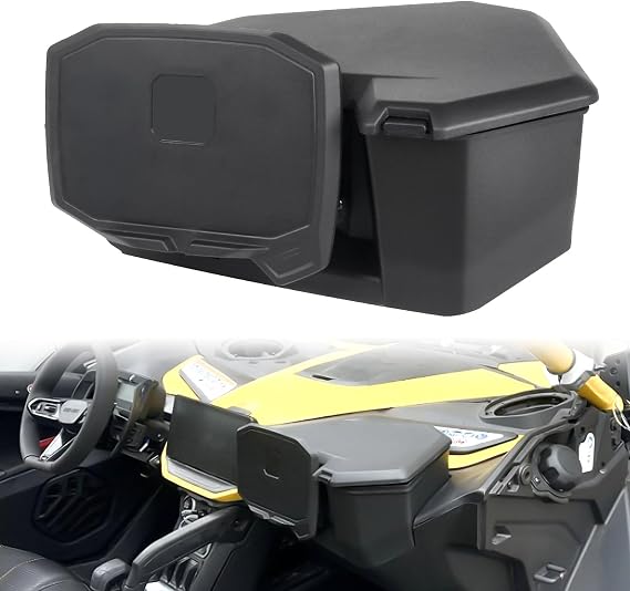 Electronic Device Holder Phone Holder GPS Mount Compatible with Can Am Maverick R MAX X RS 2024 2025, Magnetic Rotatable Adjustable Tablet Mount with Storage Box Replace 715007176
