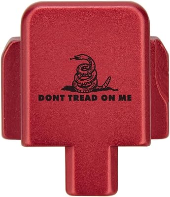 NDZ Performance Slide Cover Back Plate for Sig P320 Series 9 mm .40 .357 .45 ACP, Blue Anodized Aluminum with Black Laser Engraved Patriotic Images - Choose Image & Plate Color