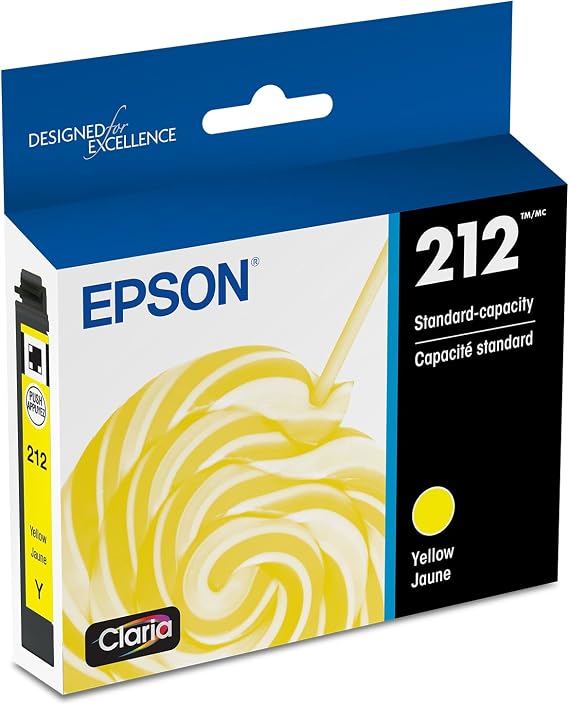 Epson 212 Genuine Ink Standard Capacity Yellow Cartridge T212420
