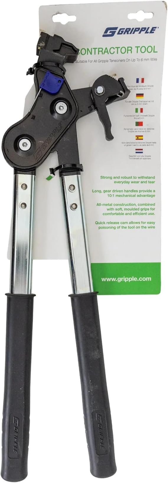 Gripple Contractor Tool (Metal) - Torq Wire Tensioning Tool for Cable Wire Fencing and Trellis Tightening