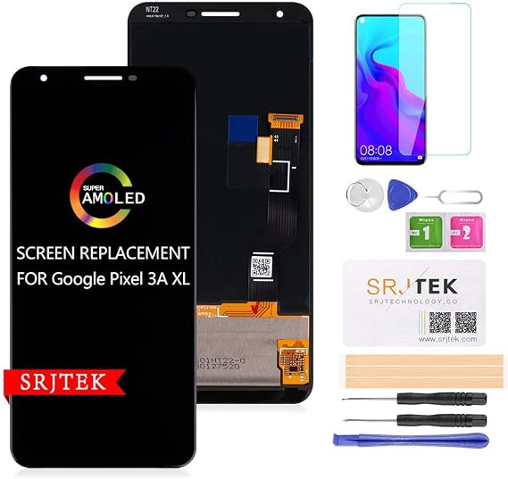 Screen Replacement for Google Pixel 3A XL 6.0" OLED LCD Display Touch Digitizer Glass Panel Full Assembly