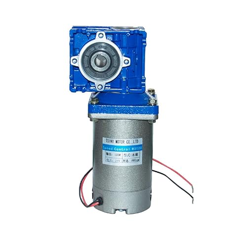 12V DC Turbine Worm Gear Motor High Speed 180RPM Large Power 120W NMRV030 Reducer with Gearbox Speed Reducer Ratio 10/1