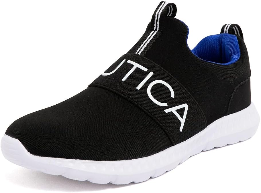 Nautica Boys Youth Slip-On Sneakers Breathable Mesh Kids Athletic Tennis Shoes Casual Gym Walking Footwear - Little Kid/Big Kid