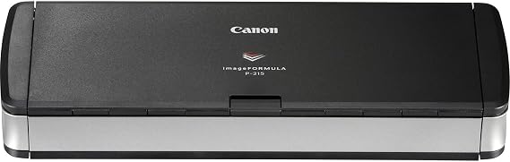 Canon imageFORMULA P-215II Mobile Document Scanner, Black, 1.6" x 11" x 3.7"