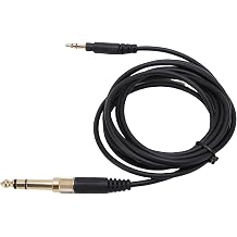 Yoidesu DJ1200 Headphone Cable Replacement with Gold Plated Connectors and OFC Cores, 2m Length for DJ Booths