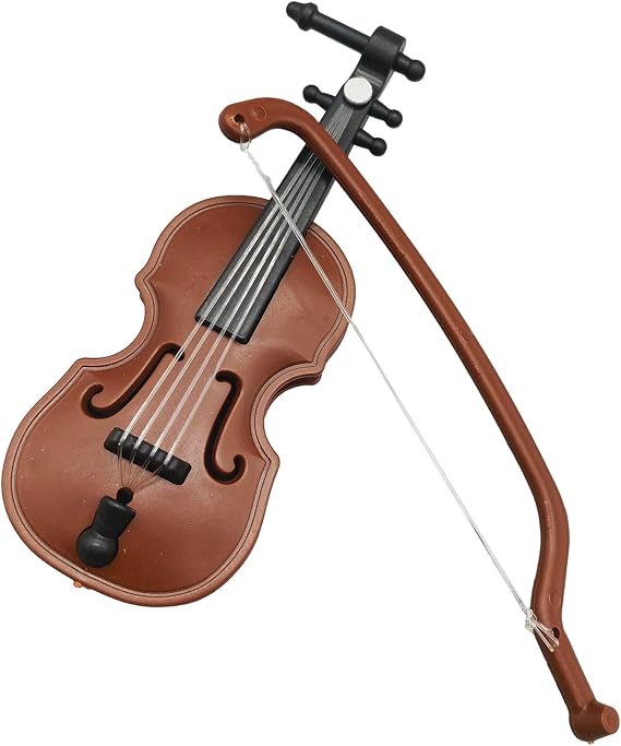 Mini Musical Violin Polished Collectible Mini Instrument Model