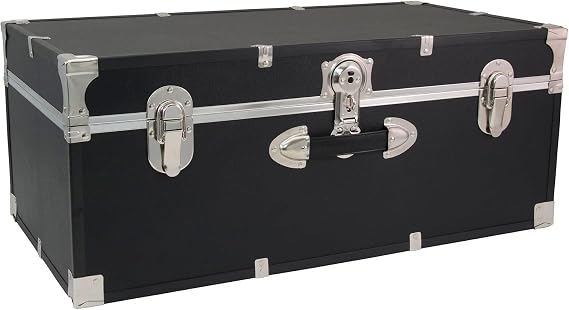 Seward Essential Trunk with Lock, Black, 30-Inch