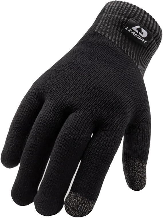 Waterproof Merino Wool Touchscreen Gloves,3-Layer Thermal Winter Gloves,Windproof for Skiing,Work