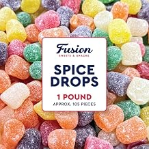 Spice Drops, 1 Pound Bulk Bag - Assorted Sugar Coated Spiced Gum Drops Candy, Old-Fashioned Spice Gumdrops In Clove, Wintergreen, Anise, Cinnamon, Peppermint, And Spearmint Flavors