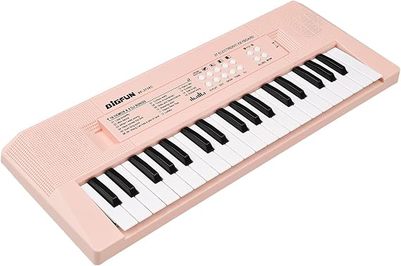 Btuty Electronic Piano with Mini Keyboard 37 Keys Electronic Keyboard Piano for Kids Piano Blue