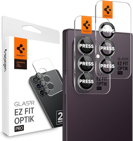 Spigen Camera Lens Protector for Galaxy Z Fold 8 Ultra, Fold 7 (2 Pack)