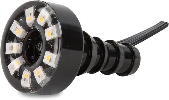 Aquascape Warm White LED Fountain Accent Light for Outdoor Water Fountains & Water Features, Submersible Pond Lighting, 84008
