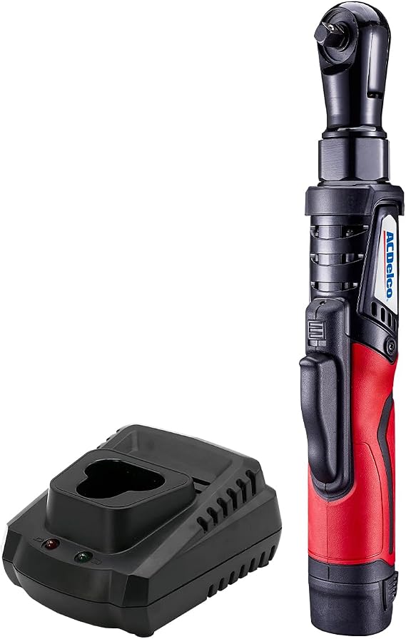 ACDelco ARW1210-3P G12 Series 12V Cordless Li-ion 3/8 65 ft-lbs. Brushless Ratchet Wrench Tool Kit