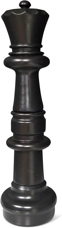 MegaChess Individual Chess Piece - Queen - 35 Inches Tall - Black