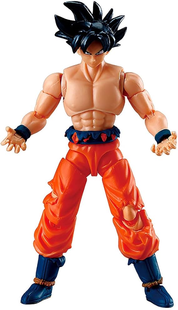 Bandai Namco - Dragon Ball Super - Ultra Instinct Goku, Dragon Ball Evolve 5" Action Figure | Dragonball Super 5 Inch Action Figure Evolve - Ultra Instinct Goku (Black Hair)