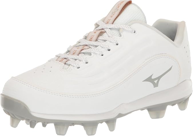 Mizuno Ambition 3 Low TPU Mens Molded Baseball Cleat | White | US Mens 11