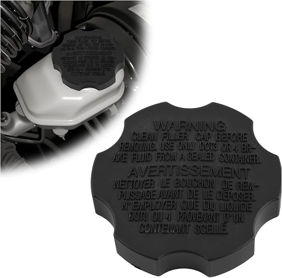 Brake Fluid Cap Replacement,OEM#58531-07000 & 585312B500 Master Cylinder Cap,Brake Fluid Reservoir Caps Compatible with Hyundai Sonata/Elantra/Santa Fe & Kia Sorento/Sportage