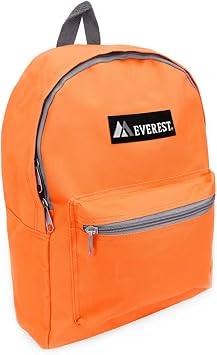 Everest 1045K Basic Backpack, 15", Orange