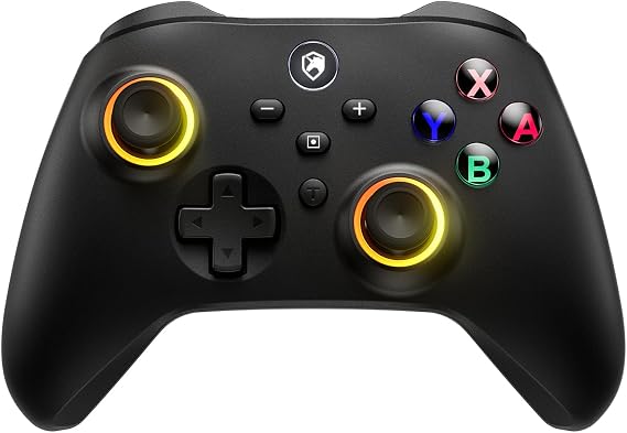 Switch コントローラー 無線/有線 ワイヤレス ジャイロセンサー搭載 RGBライト TURBO連射 背面ボタン付き スイッチ コントローラー 4段階振動調整 1000mAhバッテリー 15時間連続使用 本体スリープ解除 Switch/Switch2/PC/Android/IOSに対応