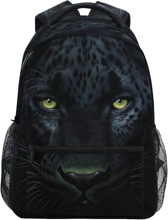 Black Dark Panther Backpack - Waterproof Travel Daypack, Lightweight Durable Laptop Backpacks for Outdoor#5