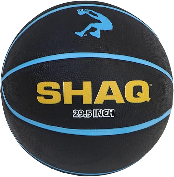 Shaq Official Size 7 Indoor/Outdoor Basketball - Optimal Grip, Durable Performance, All-Weather, Versatile Use