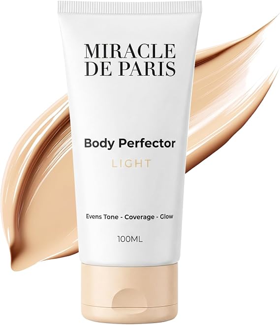Body Perfector for Flawless Legs, Waterproof Leg, Body Makeup & Transfer-Proof Coverage to Conceal Veins & Spots with a Natural Glow, for All Skin Types (Light)
