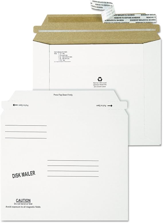 QUA64117 - Economy Disc Mailers for 3.5 Diskettes/CD