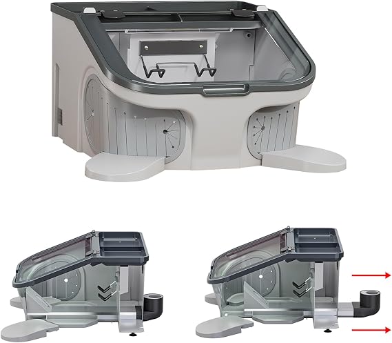 Lab JT-69B Desktop LED Light Dust Cover Collector with an External Vacuum Cleaner